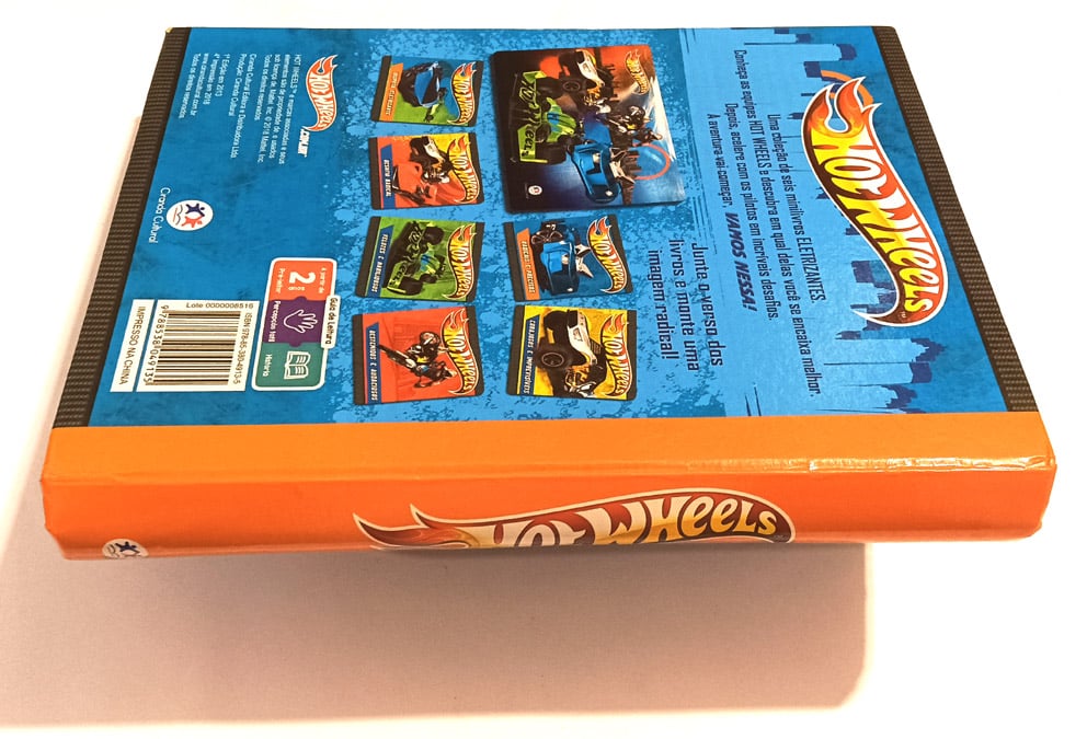 | Casa do Colecionador Hot Wheels, com 6 livros cartonados. Ciranda Cultura – 2018