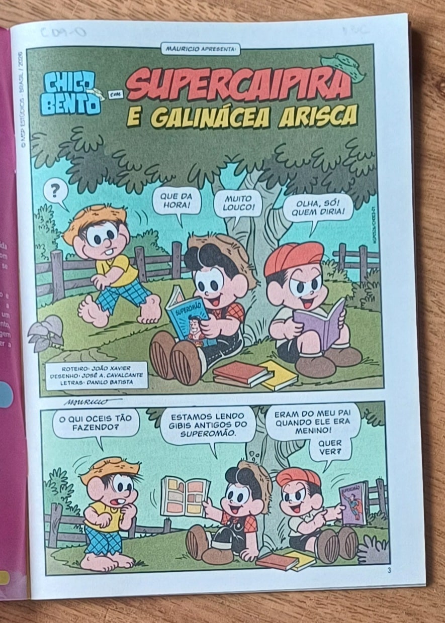 | Casa do Colecionador L19. Gibi Chico Bento 3 Panini 2026. Supercaipira.
