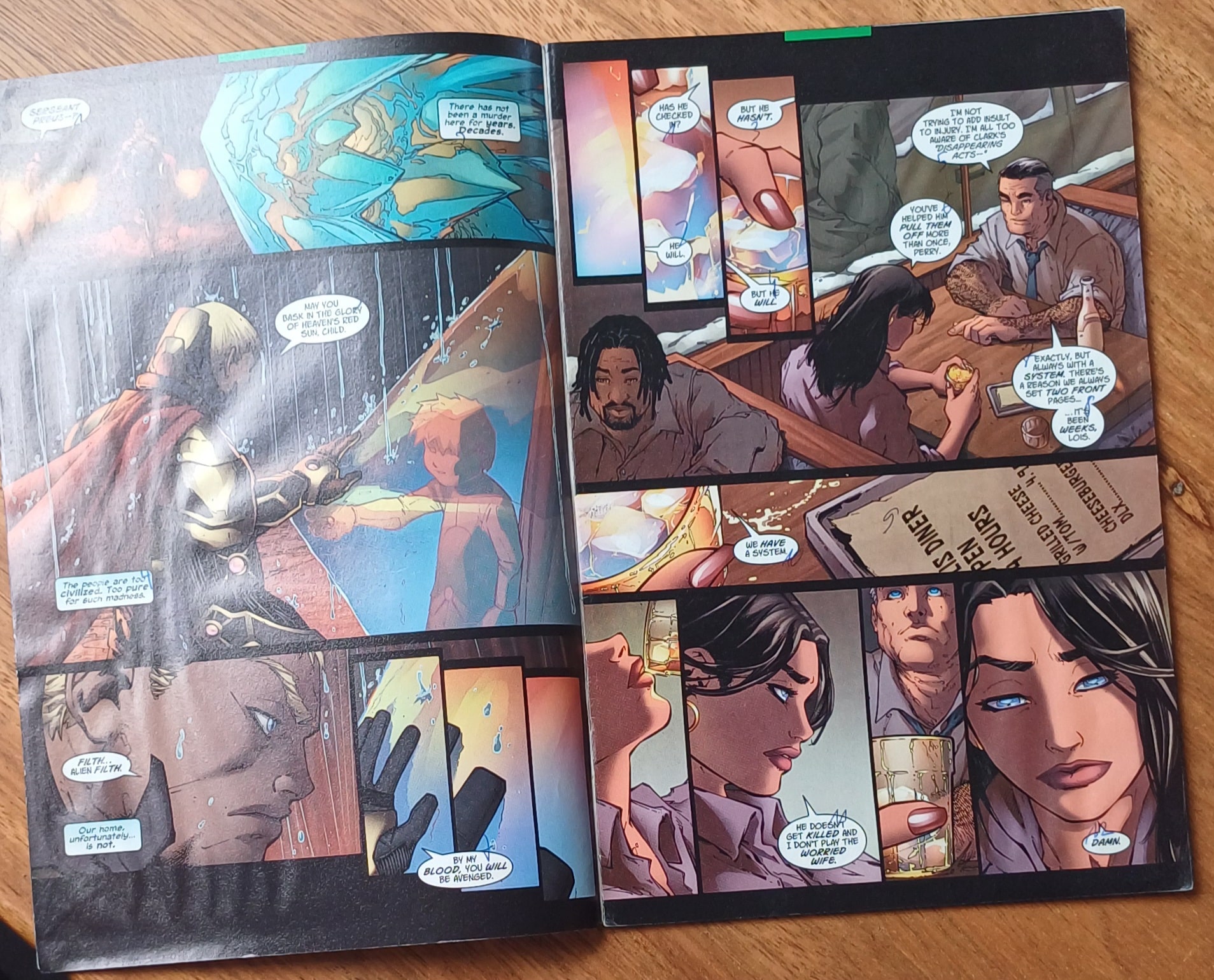 | Casa do Colecionador L26. Gibi Superman 202 Dc Comics 2004 em ingles. Between two worlds.