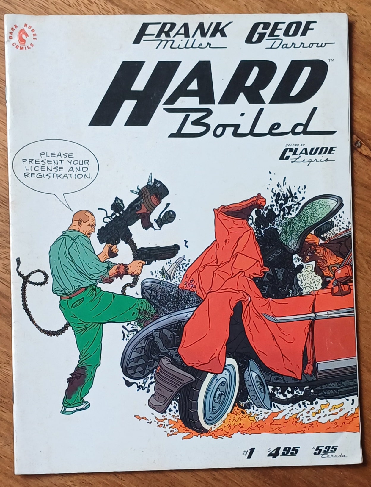 | Casa do Colecionador L28. Gibi Hatd boiled 1 Dark Horse 1990 em inglês.