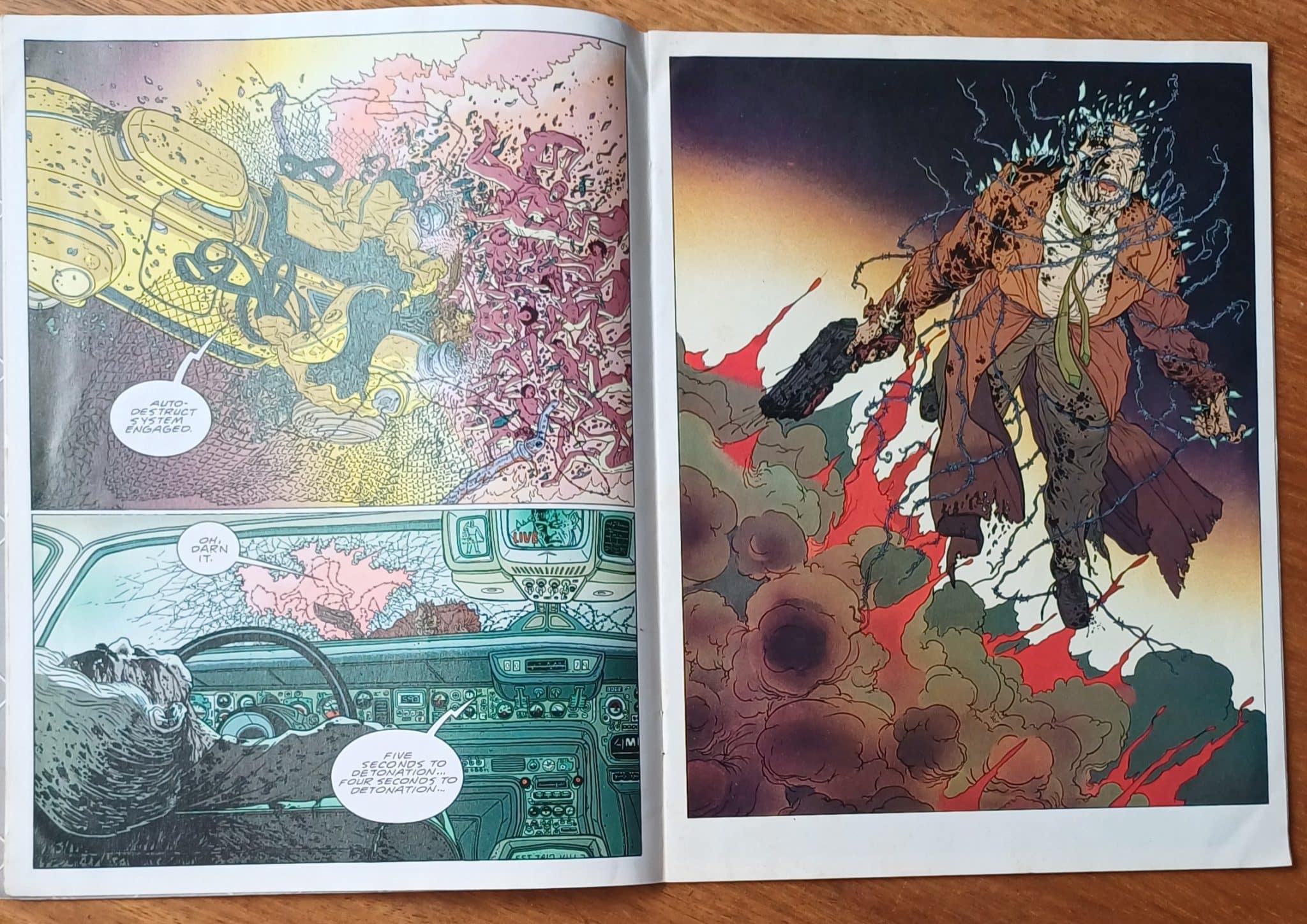 | Casa do Colecionador L28. Gibi Hatd boiled 1 Dark Horse 1990 em inglês.