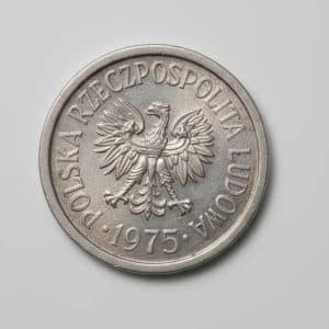 Moeda Polonia 10 Groszy 1975