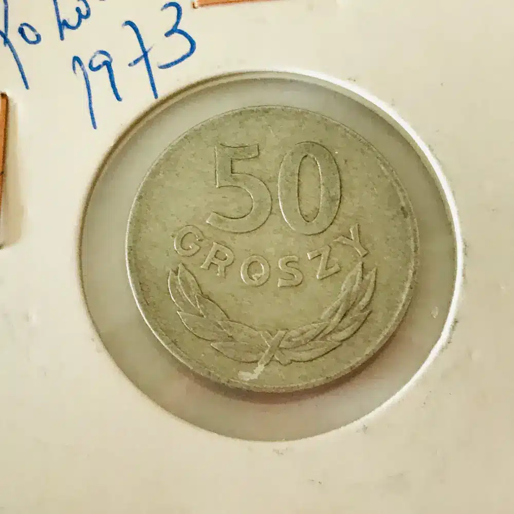 | Casa do Colecionador Moeda Polonia 50 Groszy 1973