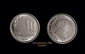 Moedas do mundo Uruguai Sku 656