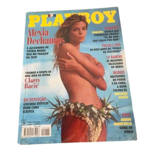 | Casa do Colecionador Playboy Alexia Dechamps - Ed. 236 - Ano 1995. Revista Lacrada
