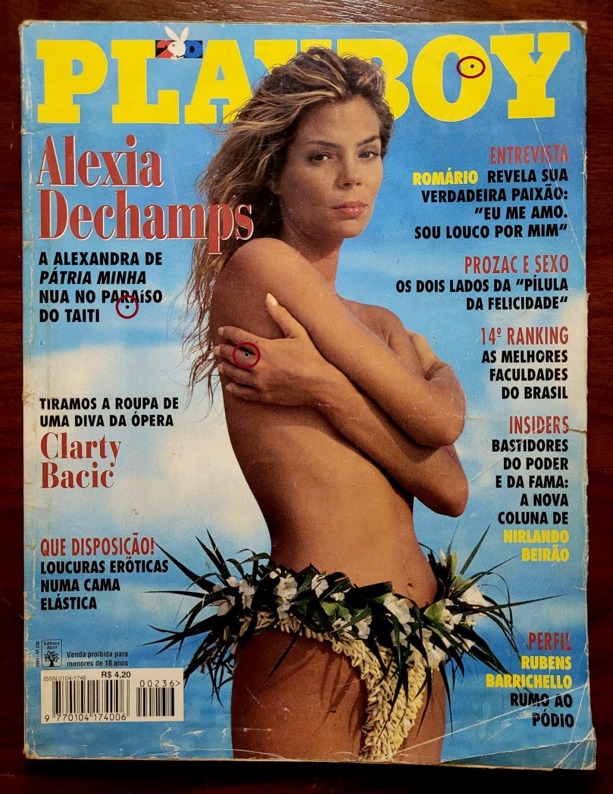 | Casa do Colecionador Playboy Nº 236 | Março/1995 | Alexia Dechamps | Pôster Presente
