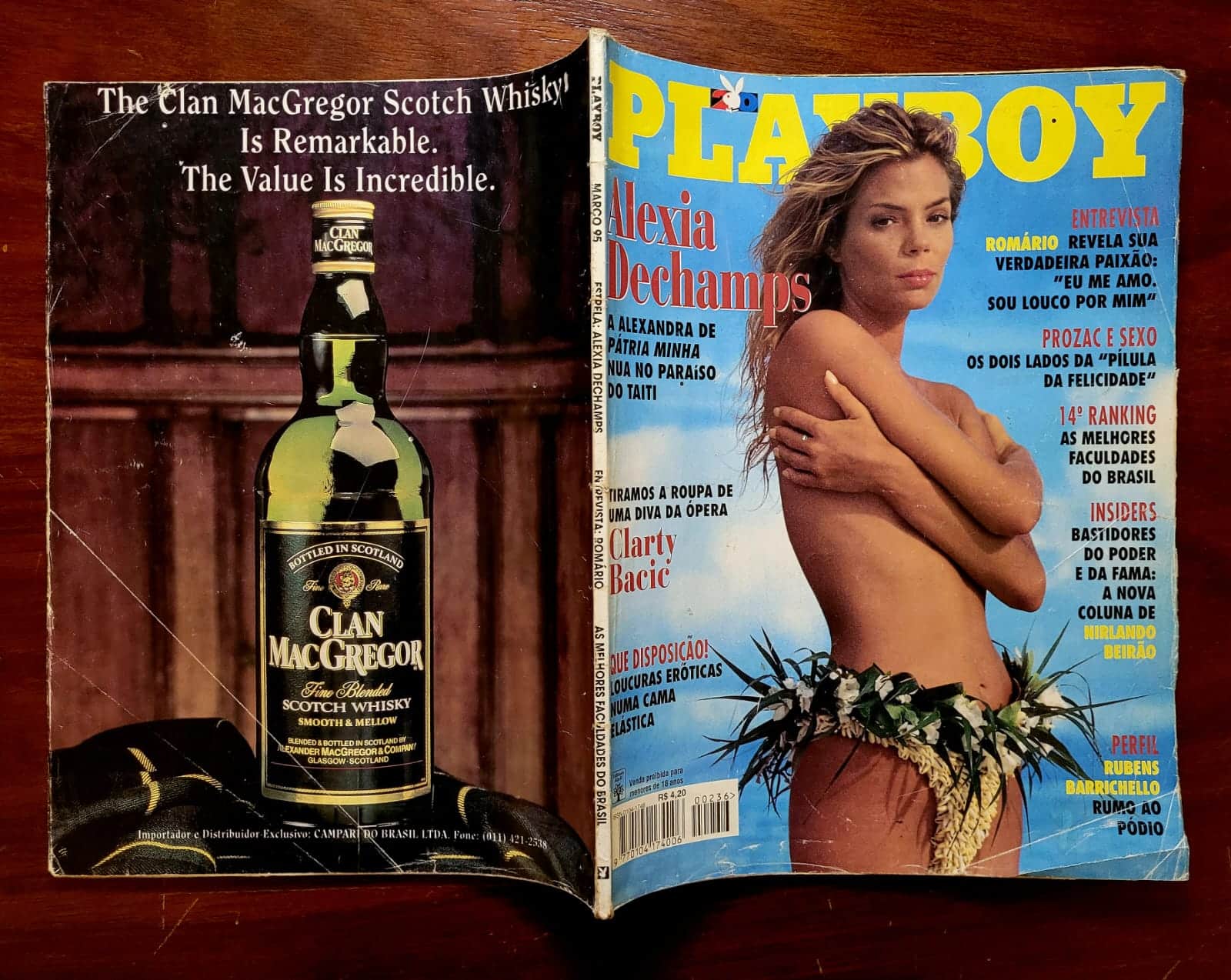 | Casa do Colecionador Playboy Nº 236 | Março/1995 | Alexia Dechamps | Pôster Presente