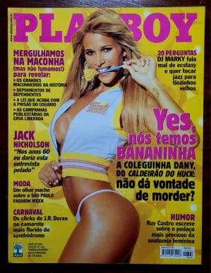 Playboy Nº 344 | Março/2004 | Dany Bananinha | Caldeirão do Huck | Pôster de Brigita Milinar
