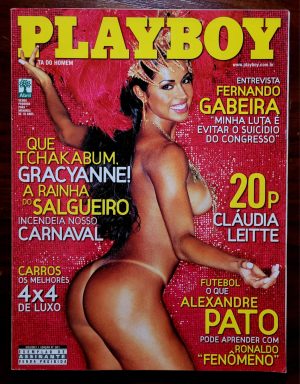 Playboy Nº 381 | Fevereiro/2007 | Gracyanne Barbosa | Exemplar de Assinante | Pôster Presente