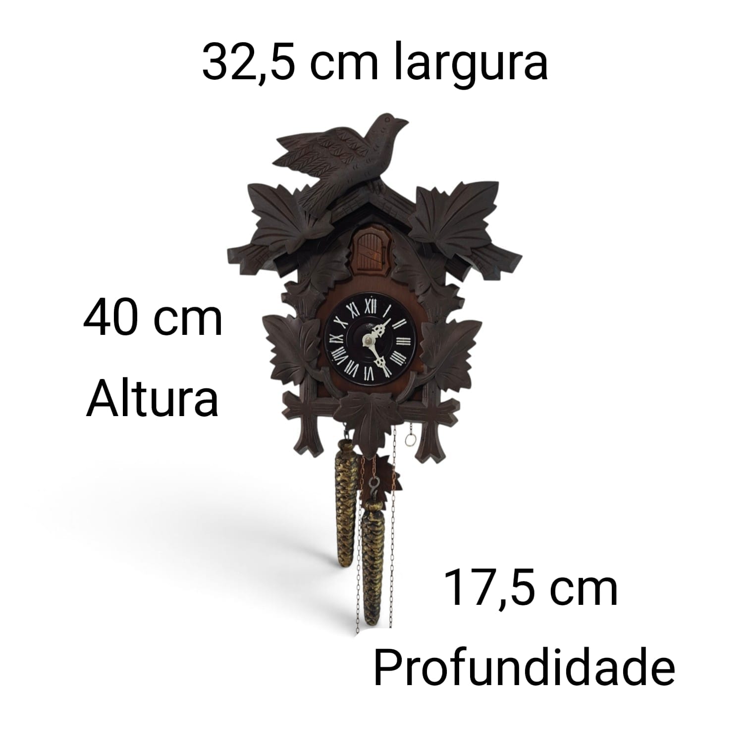 | Casa do Colecionador Relógio Cuco H Modelo 201
