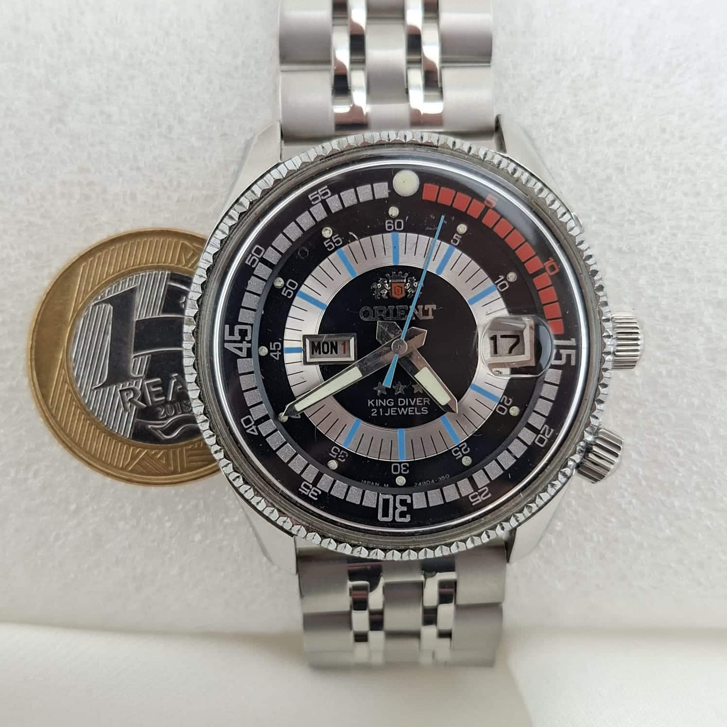 | Casa do Colecionador Relógio Orient Automático King Diver Cal 1942 Japan