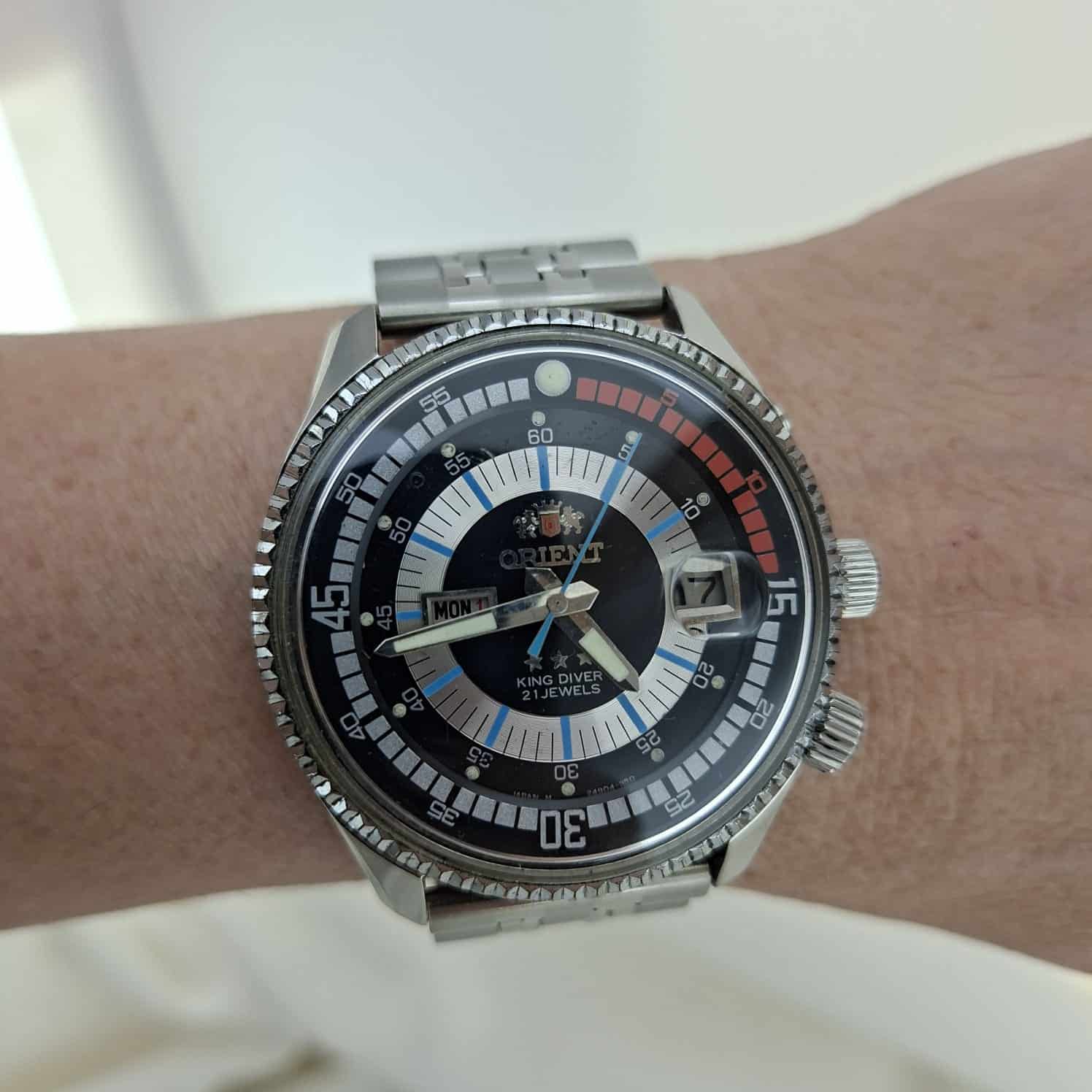 | Casa do Colecionador Relógio Orient Automático King Diver Cal 1942 Japan