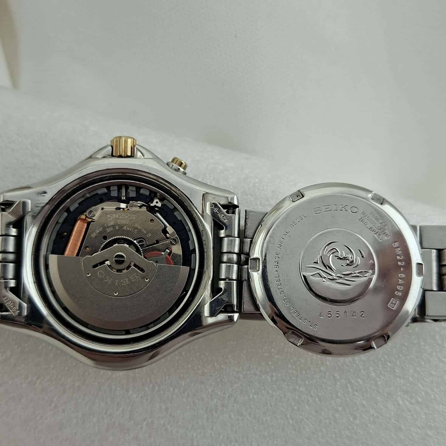 | Casa do Colecionador Relógio Seiko Kinetic Diver´s Mod 5M22 - 6A95 Japan