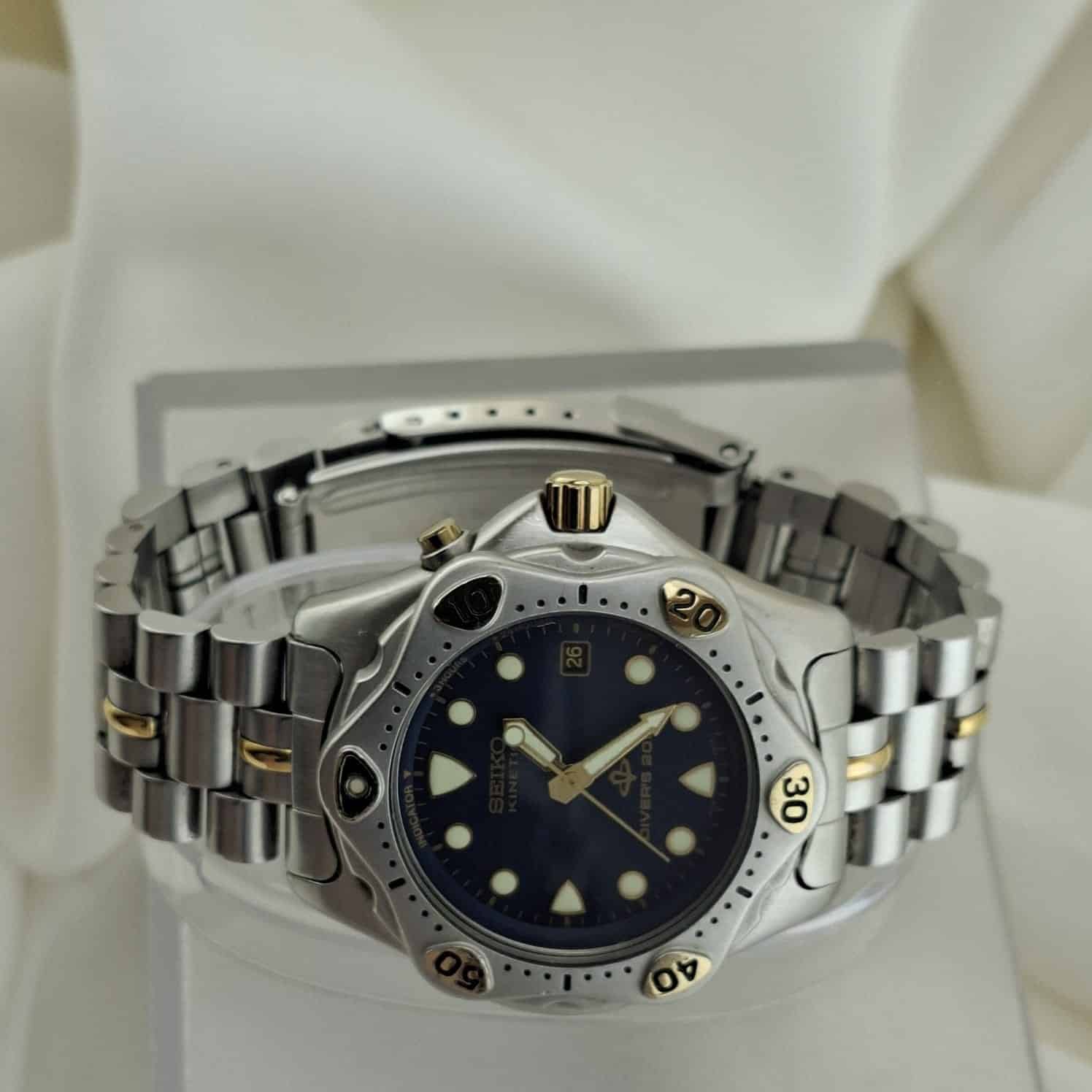| Casa do Colecionador Relógio Seiko Kinetic Diver´s Mod 5M22 - 6A95 Japan
