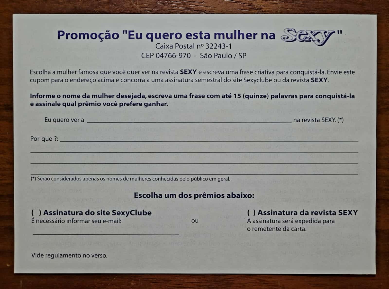 | Casa do Colecionador Revista Sexy Nº 304 | Abril/2005 | Tathy Rio – BBB 5 | Suplemento Promocional Original | Exemplar em Ótimo Estado