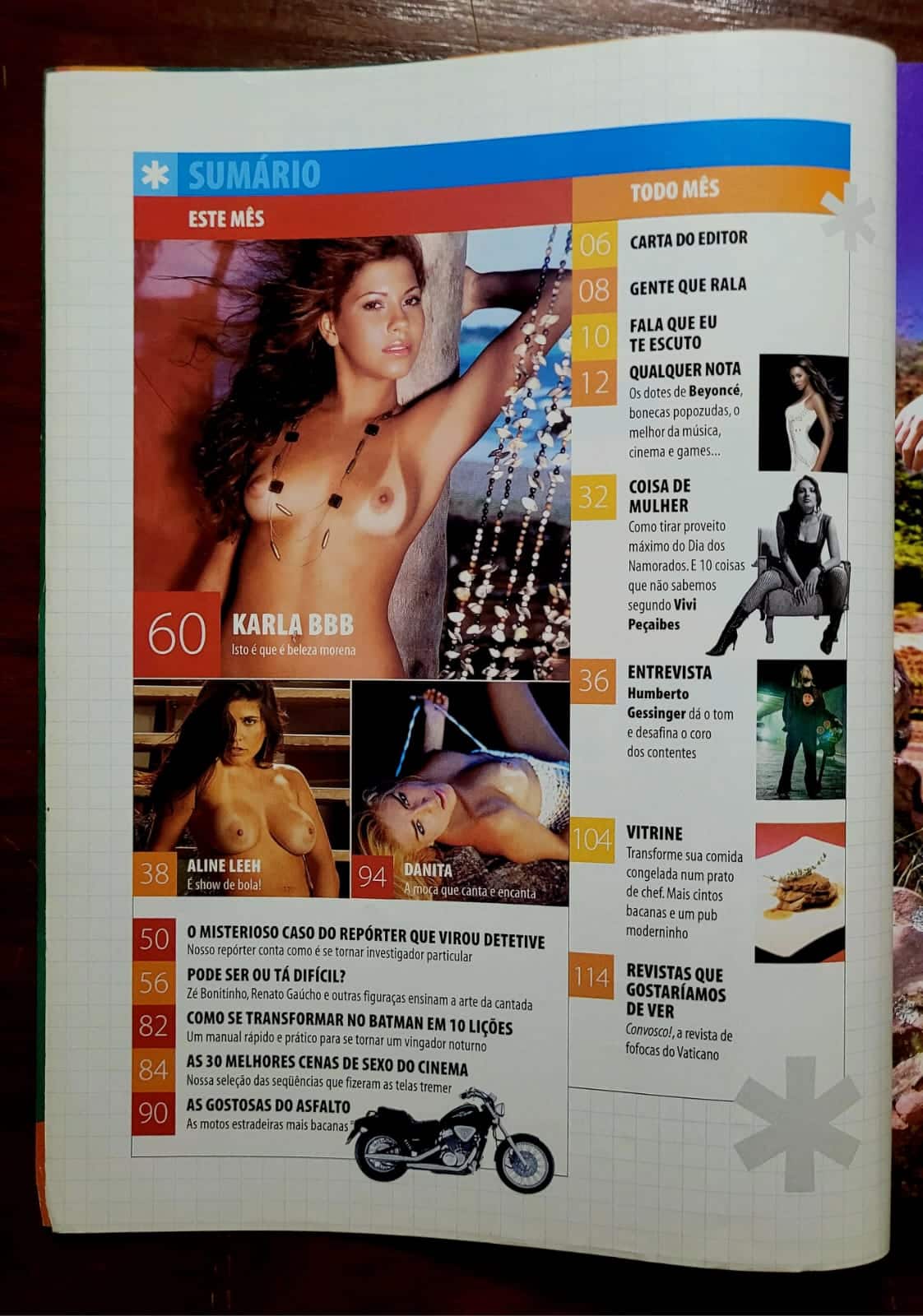 | Casa do Colecionador Revista Sexy Nº 306 | Junho/2005 | Karla Patrícia | Ex-BBB 5 | Edição de Banca