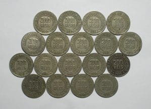 Série completa de 200 Réis de 1918 até 1935 com todas as peças dificeis e escassas – 1926 Fecha a coleção.