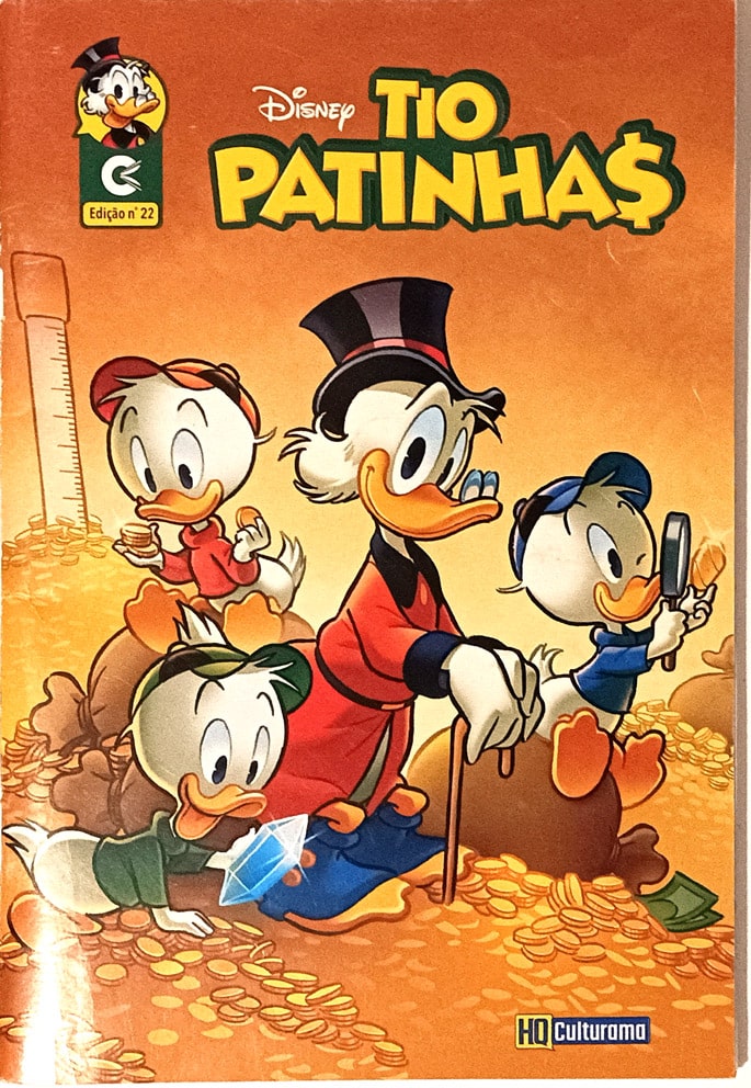 | Casa do Colecionador Tio Patinhas e Aventuras Disney nº22. Culturama – 2021.