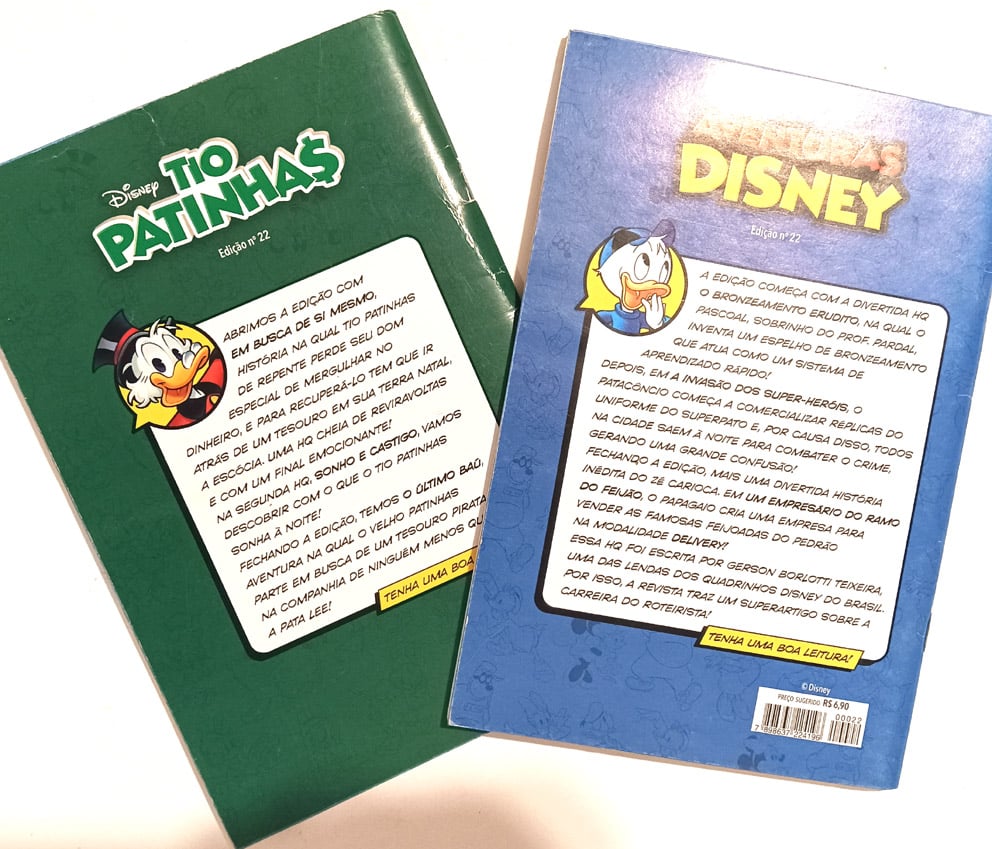 | Casa do Colecionador Tio Patinhas e Aventuras Disney nº22. Culturama – 2021.