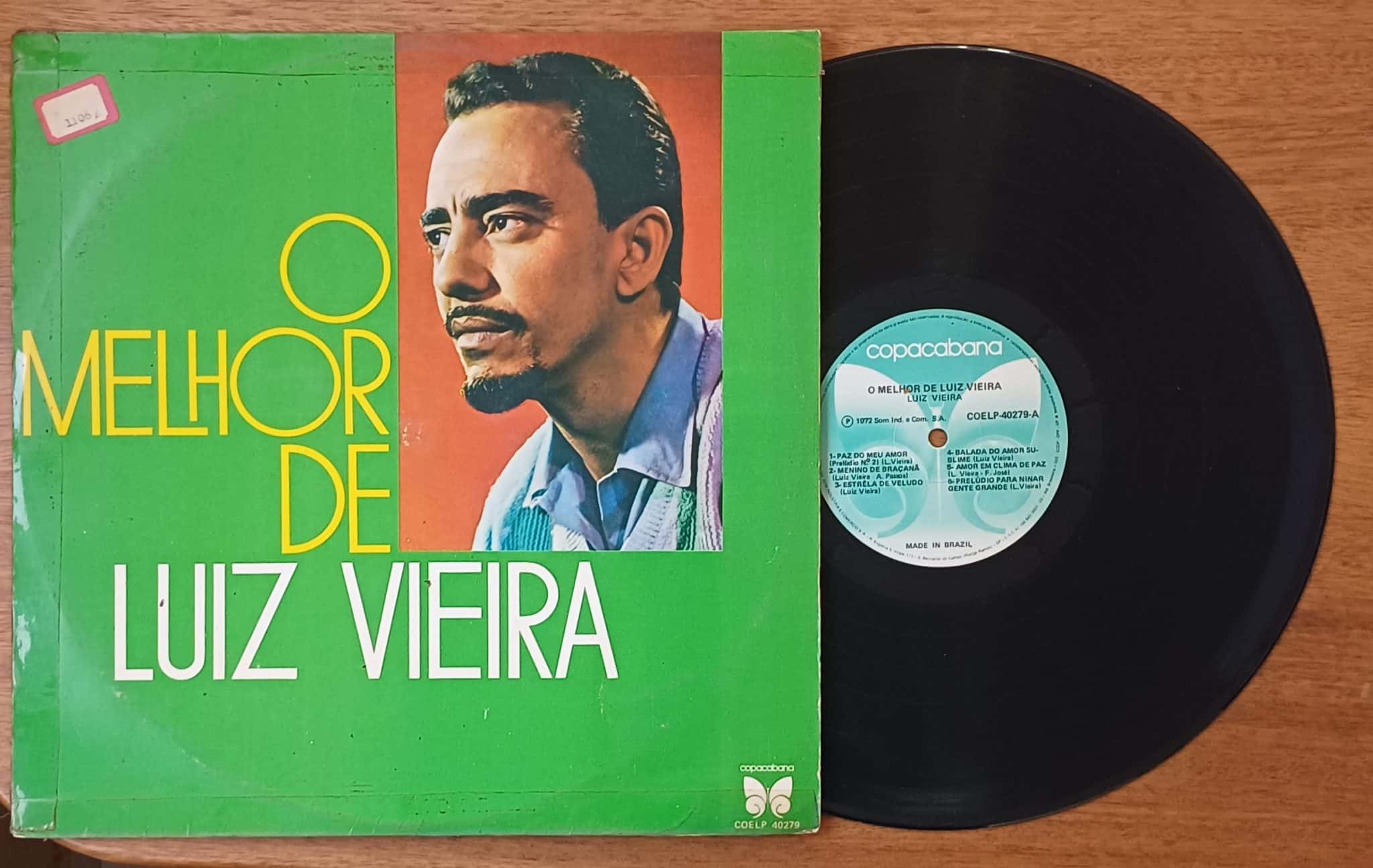 | Casa do Colecionador Vinil lp Luiz Vieira o melhor. Paz do meu amor Ponteio.