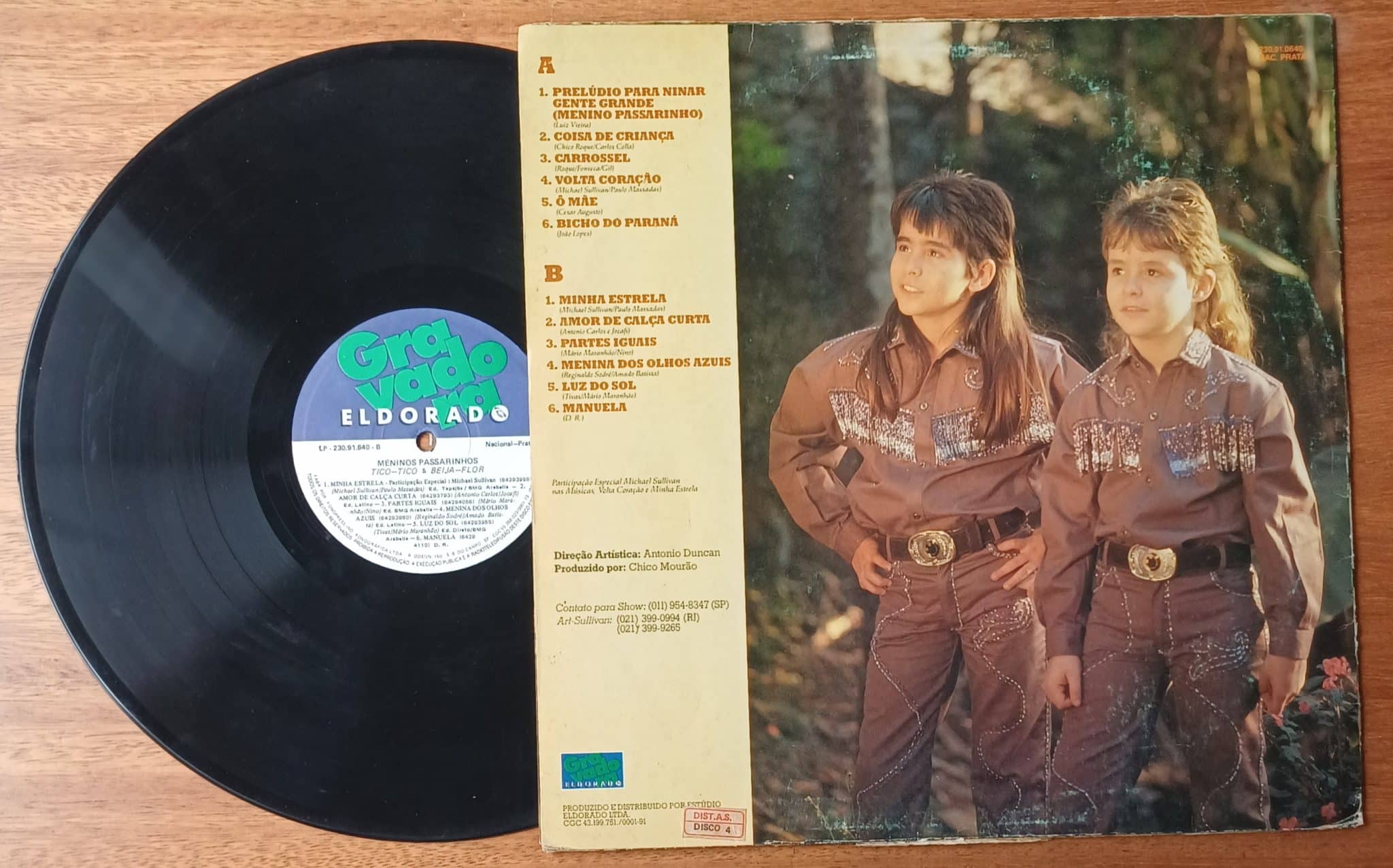 | Casa do Colecionador Vinil lp Tico-tico e beija-flor Meninos passarinhos.