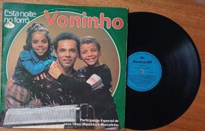 Vinil lp Voninho Esta noite no forró. Vanerao alegre Menina charmosa.