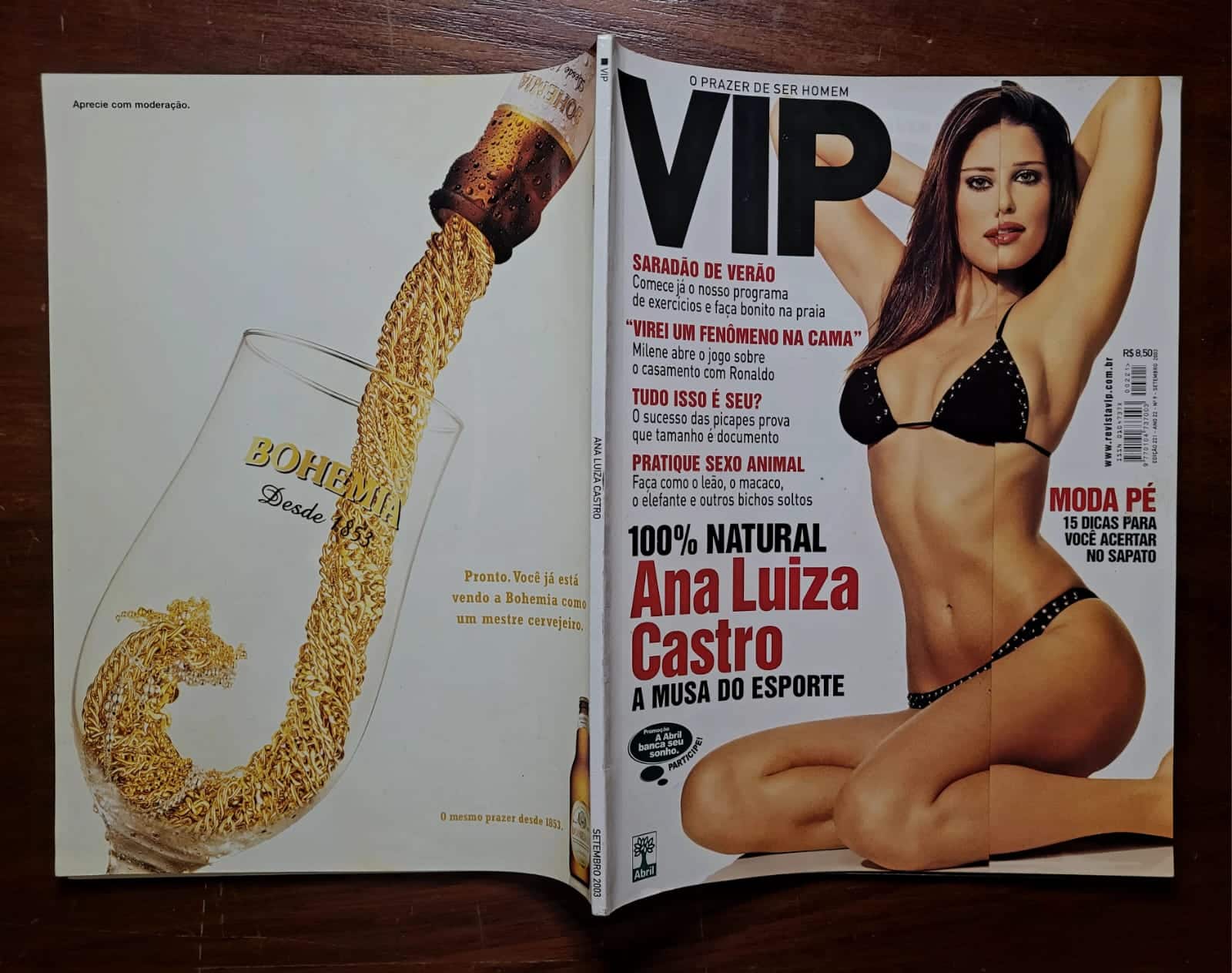 | Casa do Colecionador VIP Nº 221 | Setembro/2003 | Ana Luiza Castro | Exemplar de Banca | Ótimo Estado