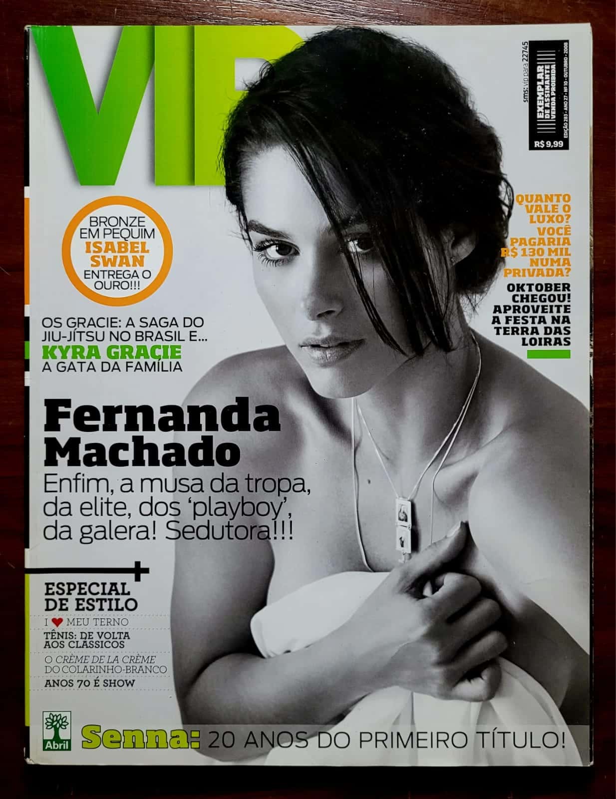 | Casa do Colecionador VIP Nº 283 | Outubro/2008 | Fernanda Machado | Exemplar de Assinante
