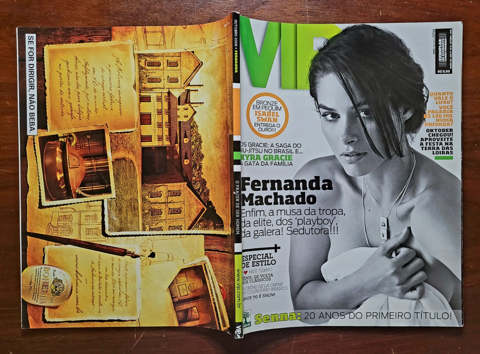 | Casa do Colecionador VIP Nº 283 | Outubro/2008 | Fernanda Machado | Exemplar de Assinante