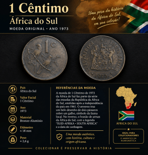 1 C 1973 África do Sul Sku 2422