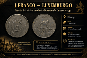1 C de Franco 1964 Luxemburgo Sku 2399