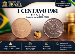 1 Centavo 1981 Sojinha Sku 1920
