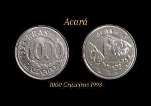 1000 Cruzeiros 1993 Mbc Sku 744