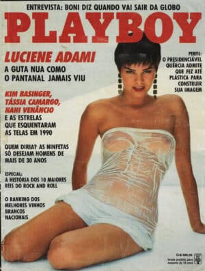 |186 | Luciene Adami “A Guta de Pantanal” – Pôster Kerri Kendall | Playboy Janeiro 1991