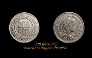 200 Réis 1933 Chave da série Sku 0217