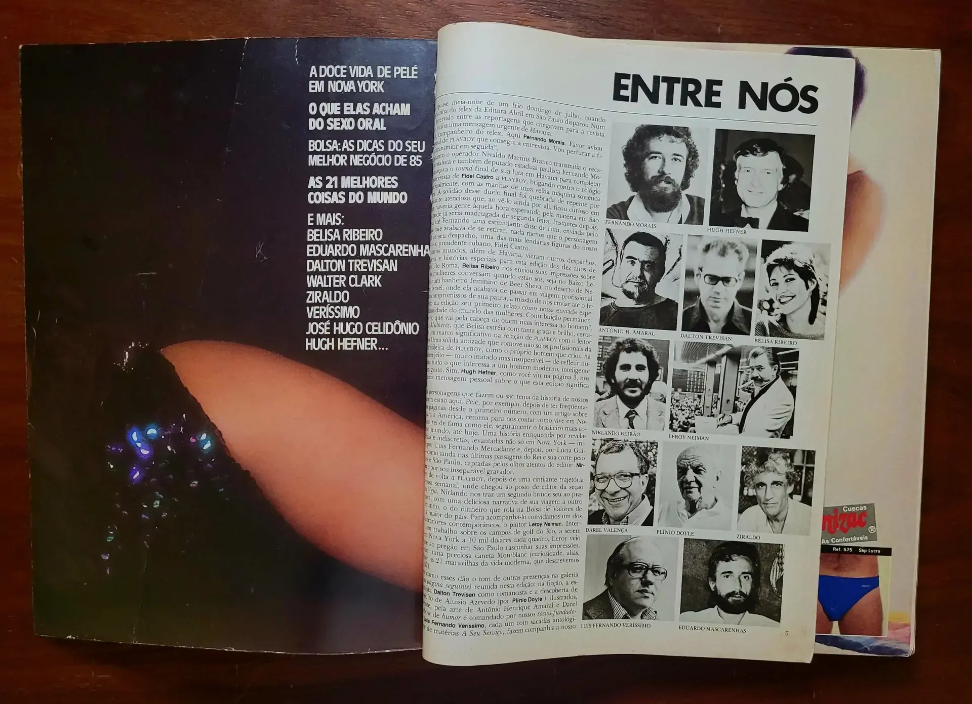 | Casa do Colecionador Playboy Nº 121 | Agosto de 1985 | Maria Zilda | Especial 10º Aniversário | Com Pôster Duplo Presente - Imagem 2