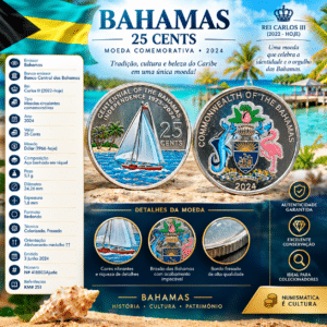 25 Cents 2024 Bahamas FC Sku 0238