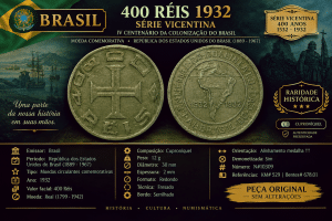 400 Réis 1932 Vicentina Sku 0232