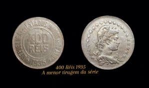 400 Réis 1935 Chave da série Sku 0218