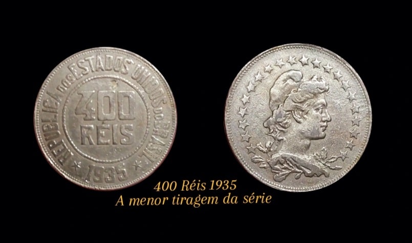 | Casa do Colecionador 400 Réis 1935 Chave da série Sku 0218