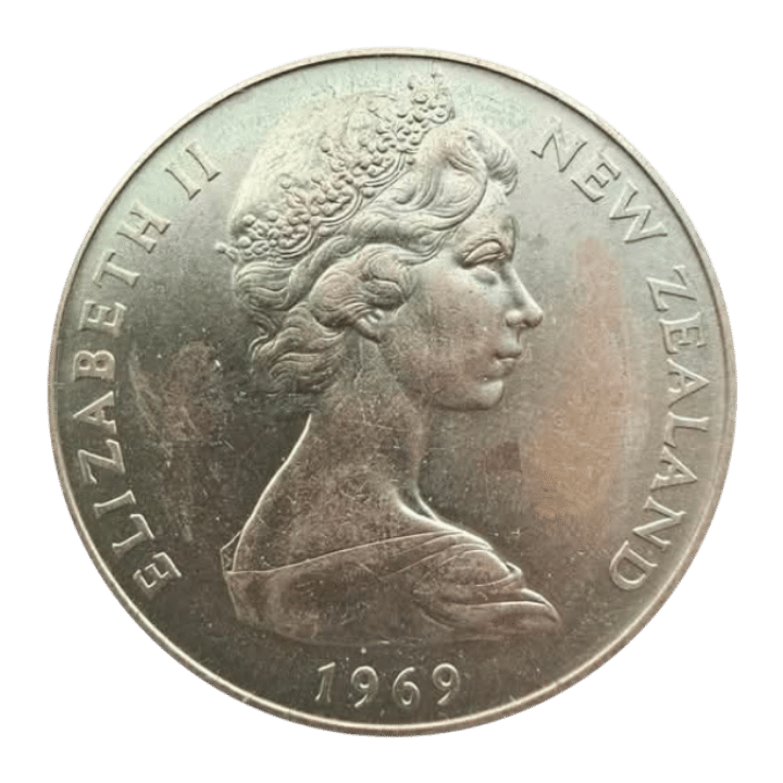 | Casa do Colecionador One Dollar 1969 Sob. Nova Zelandia Sku 0244 - Imagem 2