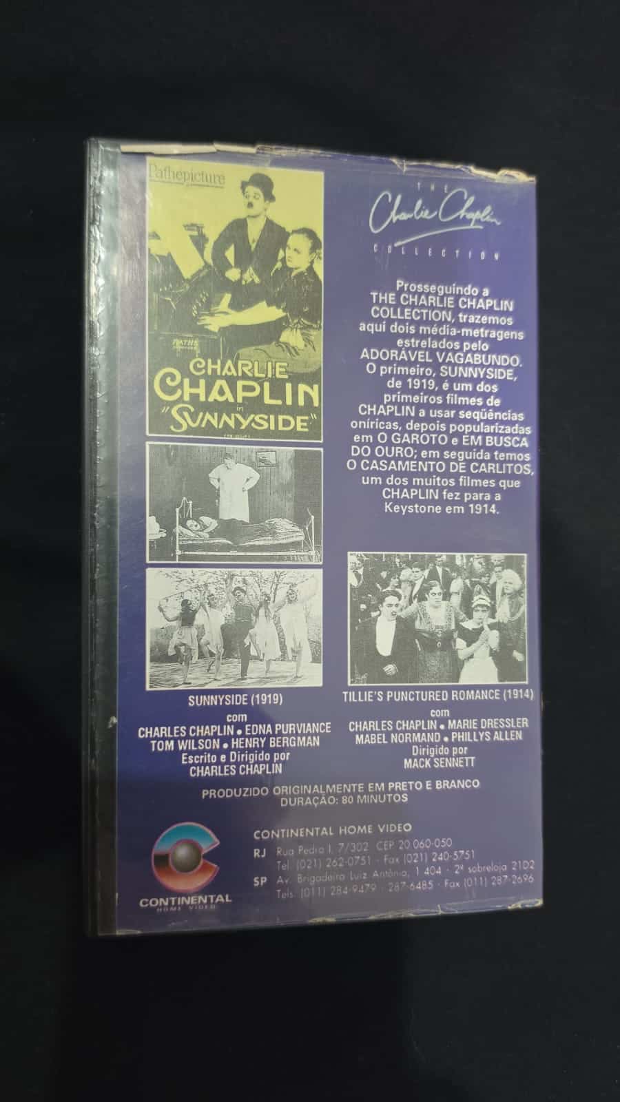 | Casa do Colecionador Fita VHS The Charlie Chaplin Collection: Idílio Campestre / O Casamento de Carlitos (Continental Video) - Imagem 5