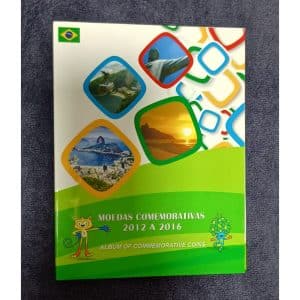 Álbum Completo com as Moedas Olimpíadas Rio 2016