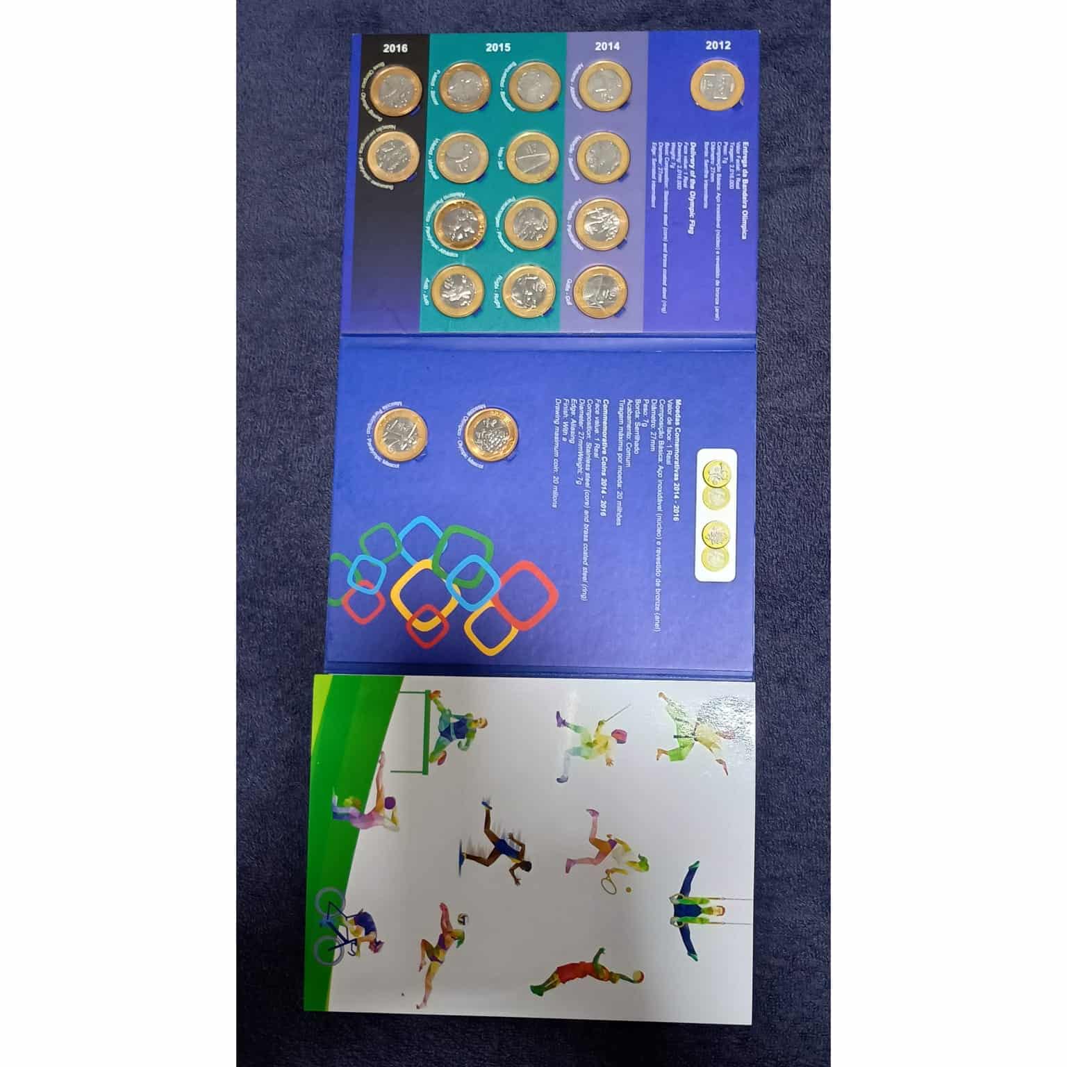 | Casa do Colecionador Álbum Completo com as Moedas Olimpíadas Rio 2016