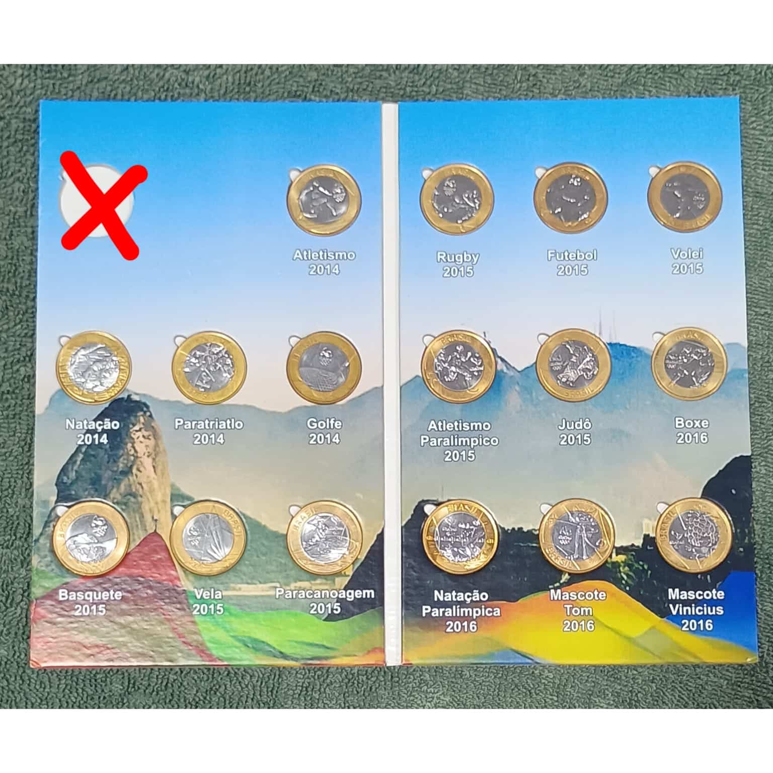 | Casa do Colecionador Álbum Olimpíadas Rio 2016 completo s/bandeira