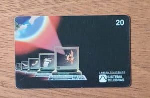 Cctb. Cartão telefone Brasil Telebrás 1997. Condex exposição Anhembi.