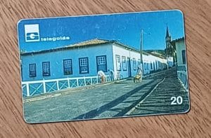Cctb. Cartão telefone Brasil Telegoias 1998. Casa Cora Coralina