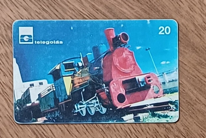 | Casa do Colecionador Cctb. Cartão telefone Brasil Telegoias 1998. Locomotiva da praça do trabalhador