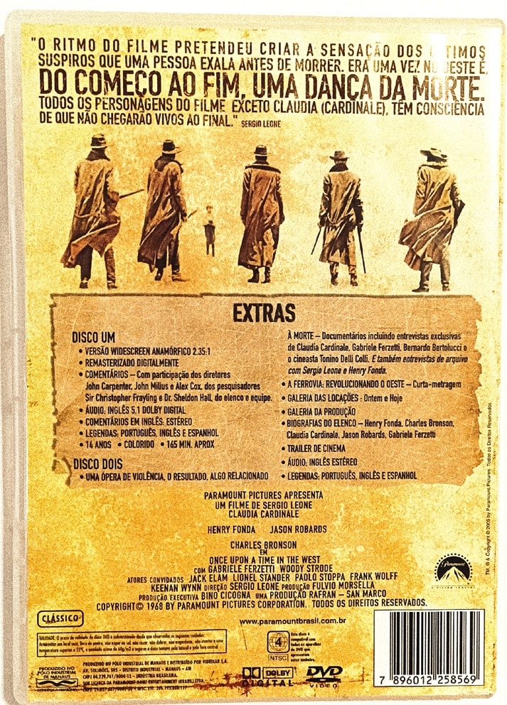 | Casa do Colecionador Era Uma Vez no Oeste. DVD - Duplo