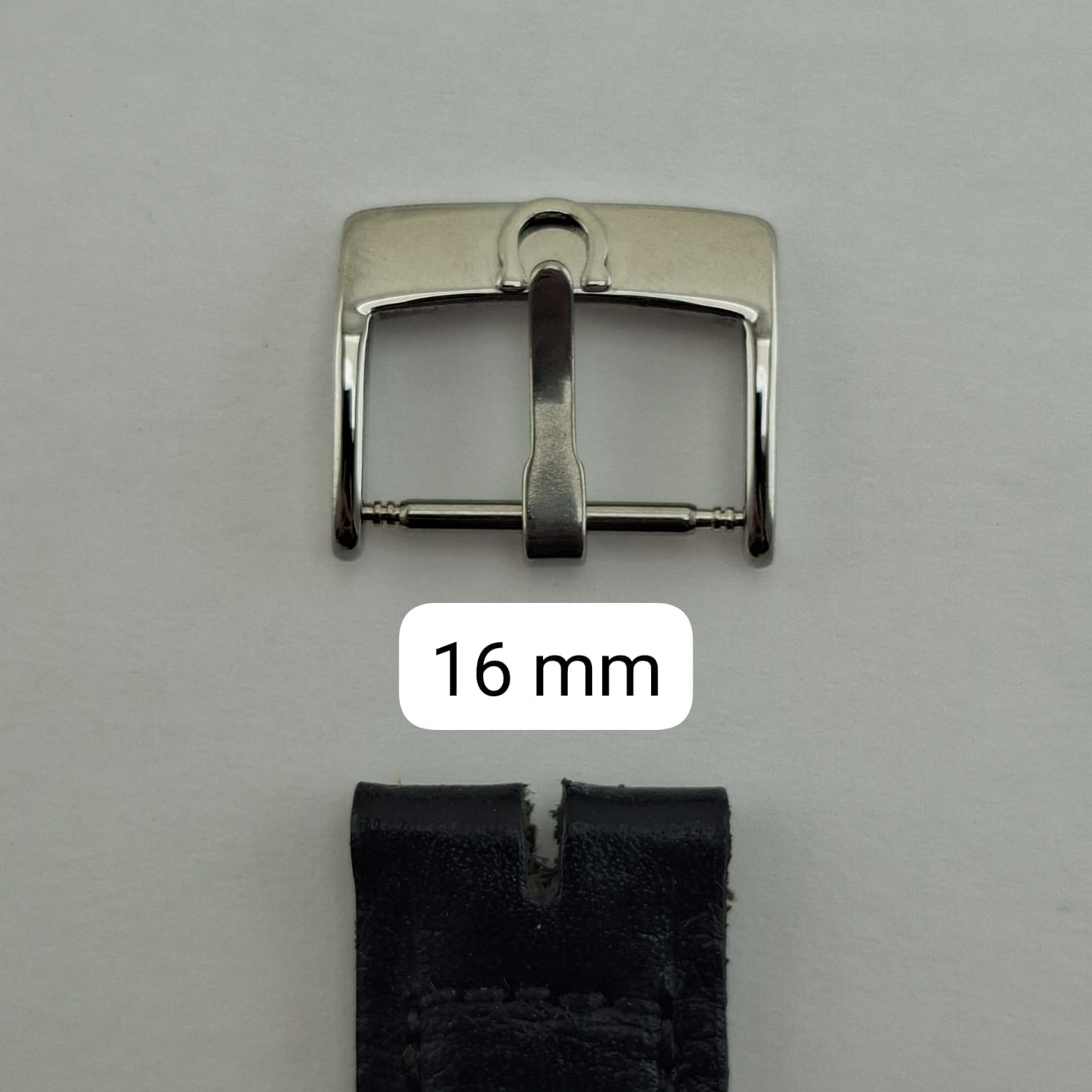 | Casa do Colecionador Fivela Omega Tam 16 mm Prateada